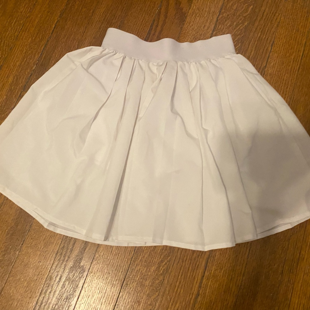 White skirt